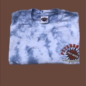 Vintage Harley Davidson T-shirt- XLarge- Tie Dye